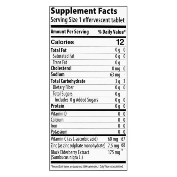 Nutriplus Sambucus Effervescent Tablets - Imagen 2